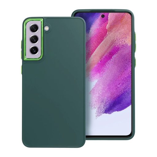 FRAME Case tok Samsung Galaxy S21 FE készülékhez zöld