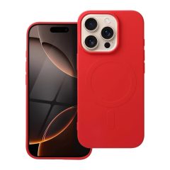   SILICONE MAG COVER (big hole) MagSafe-kompatibilis tok iPhone 16 Pro készülékhez, piros