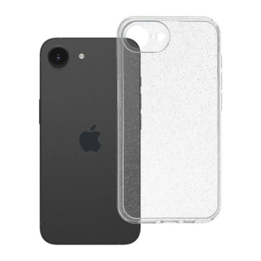 iPhone 16e/17e/SE 4 (2025) készülékhez Clear Case 2 mm Blink tok átlátszó