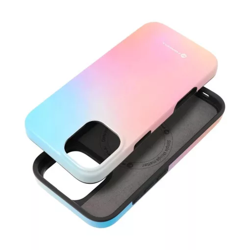 Forcell F-Protect Mirage Magsafe-kompatibilis katonai ejtésálló tok iPhone 16 PLUS készülékhez rózsaszínkék