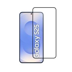   Samsung Galaxy S25 Plus / S25 Edge készülékhez edzett üveg kijelzővédő Blue Star 5D (full glue / case friendly), fekete