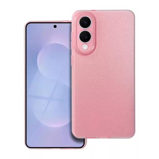 Samsung S25 Edge készülékhez Blink 2 mm átlátszó tok rózsaszín