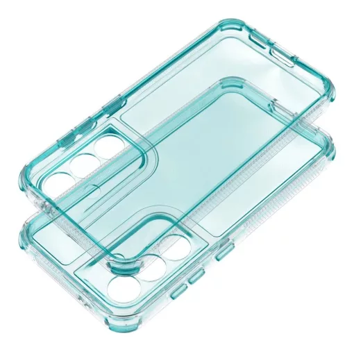 Samsung S25 FE készülékhez Matrix Clear tok mentazöld