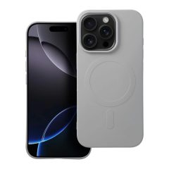   Silicone Mag Cover nagy kivágású tok iPhone 16 Pro készülékhez, MagSafe-kompatibilis, titán