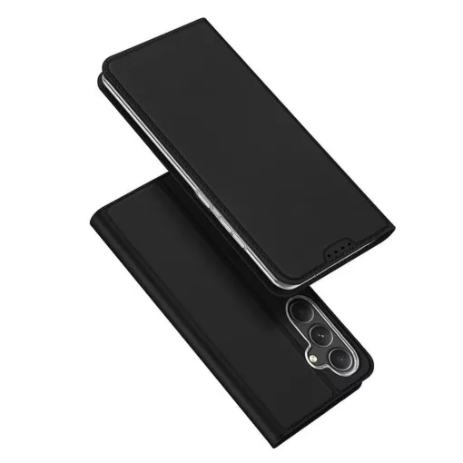 DUX DUCIS SKIN PRO pénztárcatok Samsung S23 FE készülékhez, fekete