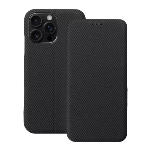 FOLIO Side Magnet könyvtok iPhone 16 Pro Max készülékhez fekete