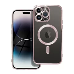  Electro Mag Cover tok iPhone 14 Pro készülékhez MagSafe kompatibilis arany-rózsaszín