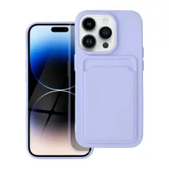 iPhone 14 PRO készülékhez Card Case tok lila