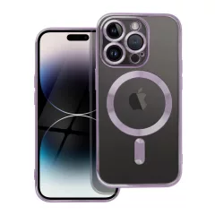   iPhone 14 PRO készülékhez MagSafe-kompatibilis Electro Mag tok lila