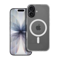   iPhone 17 készülékhez Forcell F-Protect Clear Hybrid Premium tok, MagSafe-kompatibilis, átlátszó