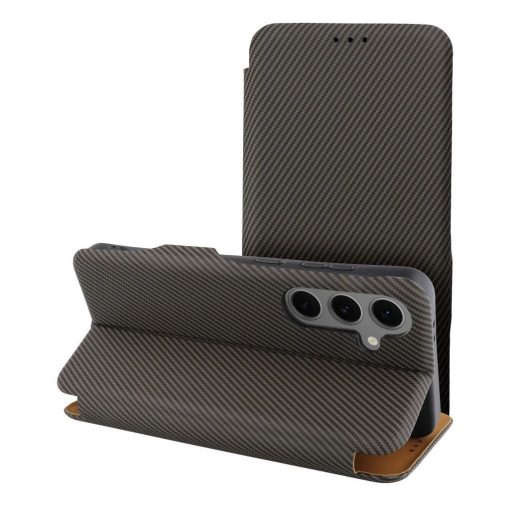 FOLIO Side Magnet S-PEN-kompatibilis könyvtok Samsung S24 Ultra készülékhez barna