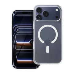   iPhone 17 Pro Max készülékhez Mag Cover Elite tok (STR / sárgulásmentes / kameravezérlő gomb / MagSafe-kompatibilis) átlátszó