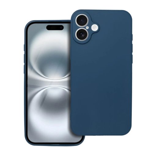 Puha tok iPhone 16 Plus készülékhez, sötétkék