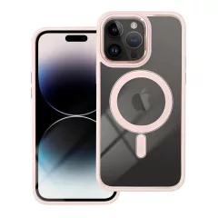   Color Edge Mag Cover tok iPhone 14 PRO MAX készülékhez, MagSafe-kompatibilis, rózsaszín