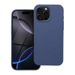 Szilikon tok iPhone 16 Pro Max készülékhez, kék