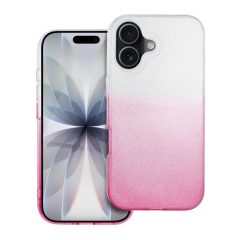 Shining tok iPhone 17 készülékhez átlátszó rózsaszín