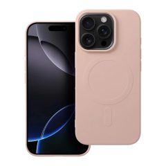   SILICONE MAG COVER (big hole) MagSafe-kompatibilis tok iPhone 16 Pro készülékhez, rózsaszín  