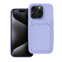 iPhone 15 Pro készülékhez Card Case tok lila
