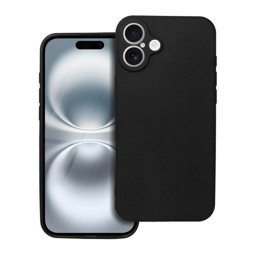 Puha tok iPhone 16 Plus készülékhez, fekete