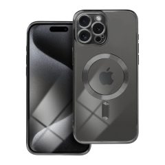   iPhone 15 PRO MAX készülékhez Electro Mag Cover MagSafe-kompatibilis tok, fekete