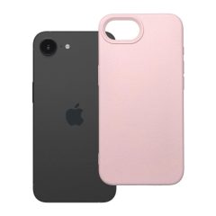   iPhone 16e (SE 4 2025) és 17e készülékhez Skin tok, világos rózsaszín