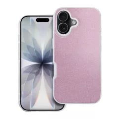 iPhone 17 készülékhez tok, csillogó rózsaszín