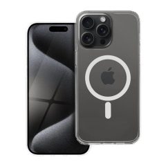   Forcell F-Protect Clear Hybrid Premium tok iPhone 15 Pro Max készülékhez MagSafe-kompatibilis átlátszó
