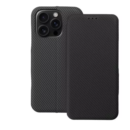 FOLIO Side Magnet könyvtok iPhone 16 Pro készülékhez szürke