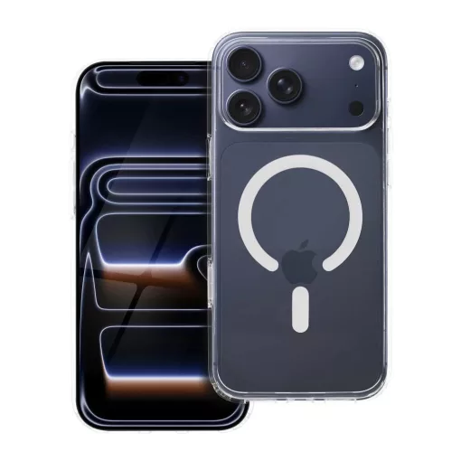 iPhone 17 Pro Max készülékhez Forcell F-Protect hibrid prémium tok, átlátszó