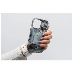   Forcell F-Protect Mirage tok iPhone 15 Pro készülékhez, MagSafe-kompatibilis, katonai cseppteszt, ezüstköd