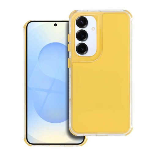 Samsung S25 készülékhez Matrix tok sárga