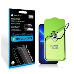   Bestsuit Flexible Hybrid Glass 5D üvegfólia Apple iPhone 12 Pro Max készülékhez fekete