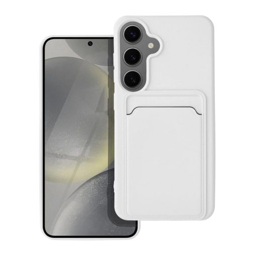 Samsung S24 Card Case tok készülékhez fehér