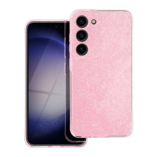 Samsung S25 FE készülékhez Blink 2 mm átlátszó tok rózsaszín