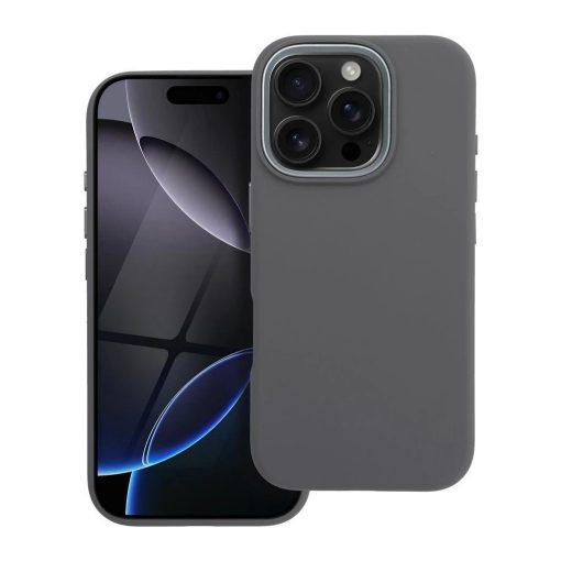 Forcell F-Protect Frame Premium MagSafe-kompatibilis tok iPhone 16 Pro készülékhez szürke