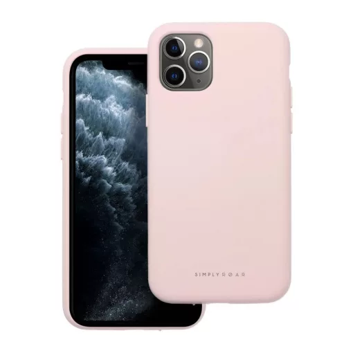 ROAR case CLOUD SKIN tok iPhone 11 Pro készülékhez világos rózsaszín