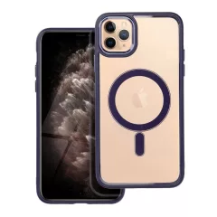   iPhone 11 Pro Max készülékhez Color Edge Mag Cover tok, MagSafe-kompatibilis, lila