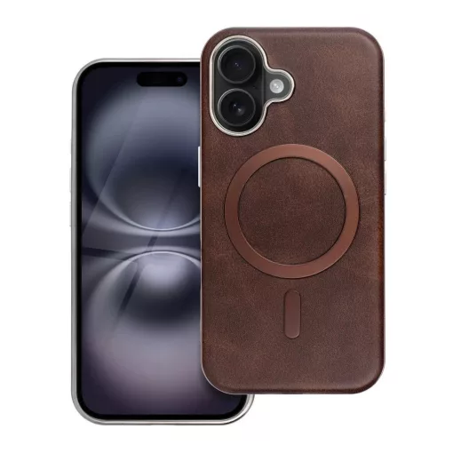 iPhone 17 PRO MAX készülékhez tok Gentleman Mag Cover MagSafe-kompatibilis barna