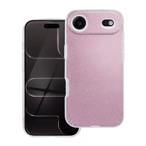 iPhone 17 AIR készülékhez tok Shining rózsaszín