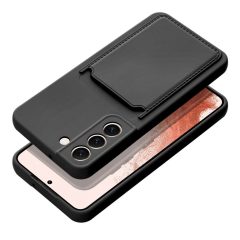   Samsung Galaxy A35 5G készülékhez kártyatartós tok fekete