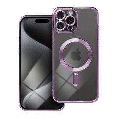   iPhone 15 Pro Max készülékhez tok Electro Mag Cover MagSafe kompatibilis lila