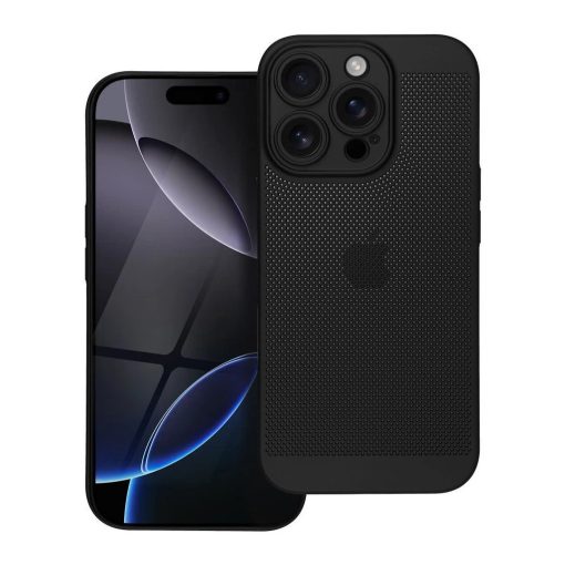 iPhone 16 Pro készülékhez tok Breezy fekete