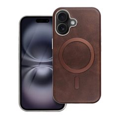   iPhone 17 PRO készülékhez Gentleman Mag Cover tok – MagSafe kompatibilis, barna