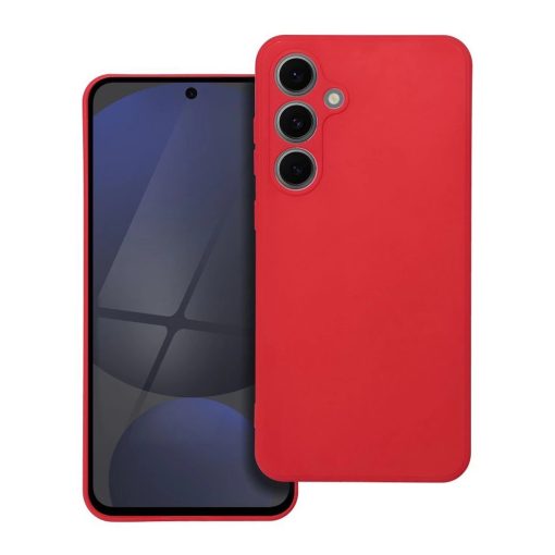 Samsung S24 FE készülékhez puha tok, piros
