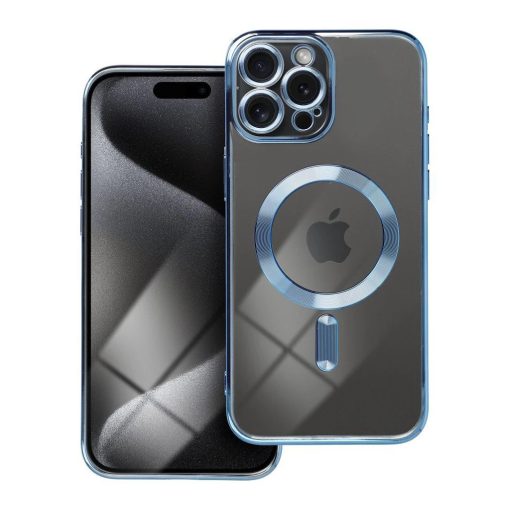 Electro Mag Cover tok iPhone 15 Pro Max készülékhez MagSafe-kompatibilis kék