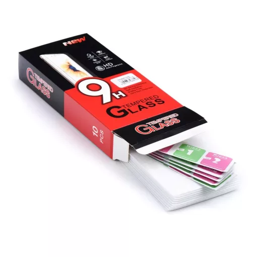 Edzett üveg kijelzővédő (SET 10in1) iPhone 15 Plus / 16 Plus készülékhez