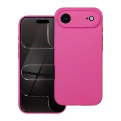   iPhone 17 AIR készülékhez MagSafe-kompatibilis 2 mm szilikon tok, rózsaszín