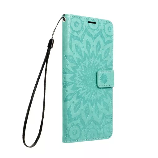 MEZZO Book case tok Samsung S25 FE készülékhez mandala zöld