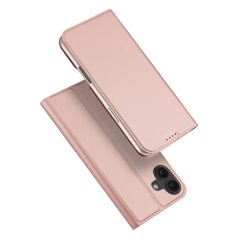   DUX DUCIS SKIN PRO pénztárcatok iPhone 16 Plus készülékhez, rózsaszín