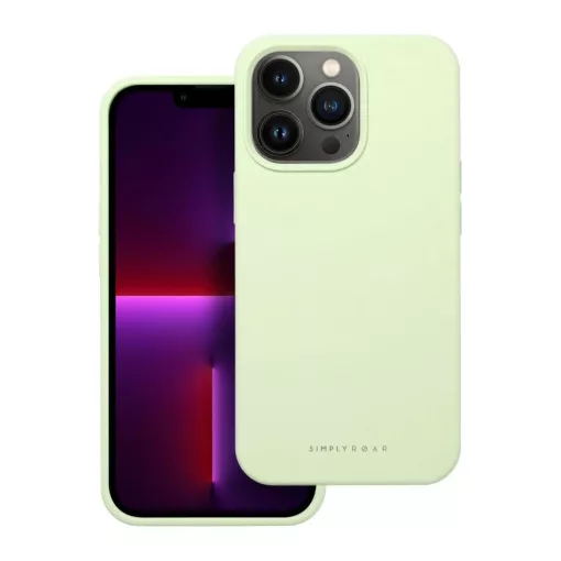ROAR case CLOUD SKIN tok iPhone 13 Pro készülékhez világos zöld